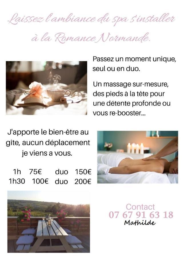 La Romance Normande gîte balnéo, massages, 2 pers. Les Authieux-sur-Calonne Exterior foto